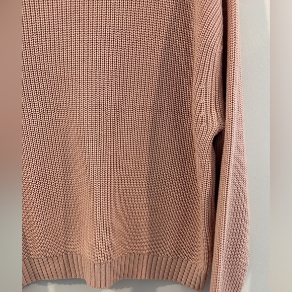 Tommy Hilfiger Size M Jeans Sweater Peach Pink Cotton Blend Retail $78 - Picture 11 of 11